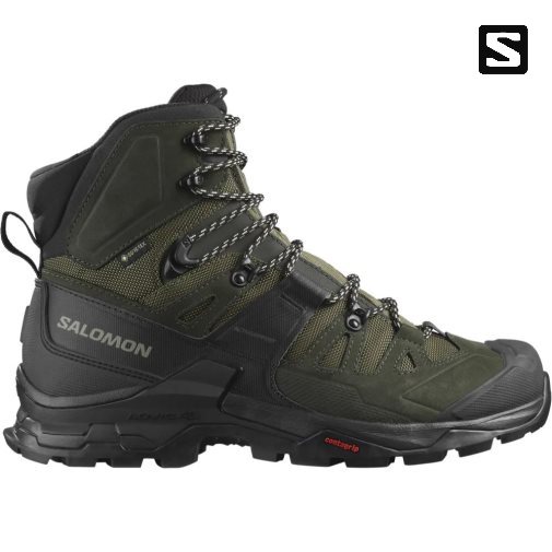 Botas Caminhada Salomon Quest 4 GTX Masculino Verde Oliva | PT C62834